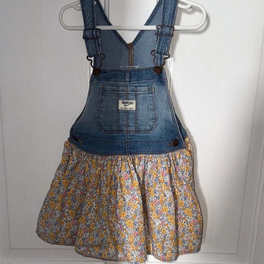 OshKosh B'gosh Denim Floral Skirtall